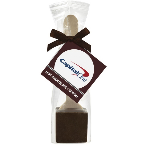 Branded Hot Chocolate on a Spoon in Favor Bag
